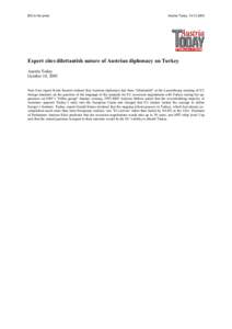 Microsoft Word - Austria Today - Expert cites dilettantish nature of Austrian d