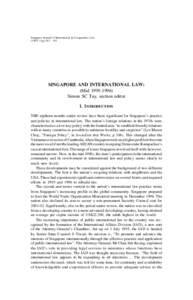 Singapore Journal of International Comparative Law 392 Singapore&Journal