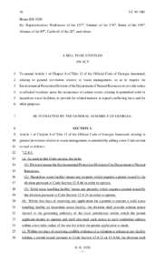 16  LCHouse Bill 1028 By: Representatives Werkheiser of the 157th, Nimmer of the 178th, Burns of the 159th,