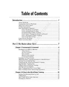 Table of Contents Introduction ................................................................. 1 D  MA