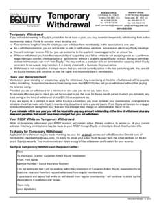 WithdrawalFormFINAL:non-resident membership policy theatre.qxd.qxd