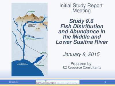 Initial Study Report Meeting Study 9.6 Fish Distribution and Abundance in