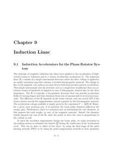 Chapter 9 Induction Linac 9.1