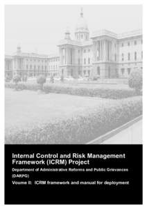 Internal control and Risk Management Framework: Volume II  / Internal Control and Risk Management Framework (ICRM) Project
