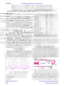 THPRI066  Proceedings of IPAC2014, Dresden, Germany DESIGN OF A 1.3 GHZ TWO-CELL BUNCHER FOR APEX* H. Qian#, K. Baptiste, J. Doyle, D. Filippetto, S.Kwiatkowski, C.F. Papadopoulos, D. Patino, F.