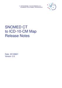Mapping SNOMED CT to ICD-10-CM Final Release Notes