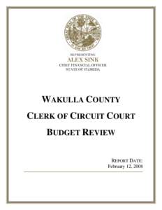 Microsoft Word - Wakulla County Final Reportdoc