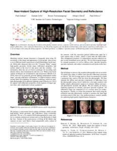 Near-Instant Capture of High-Resolution Facial Geometry and Reflectance Paul Graham∗ Graham Fyffe∗ ∗
