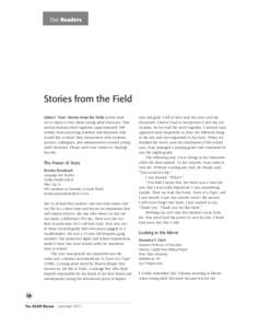 ALAN v38n3 - Stories from the Field