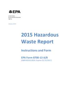 2015 Hazardous Waste Report