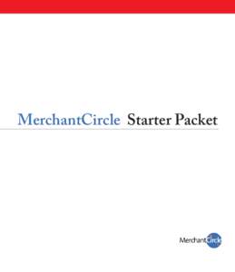 MerchantCircle Starter Packet  	  | 1