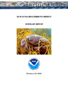 Microsoft Word - NOAA_Marine Debris Regional Workshop_Summary Report_02_19_08.doc
