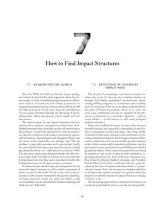 How to Find Impact Structures  97 How to Find Impact Structures