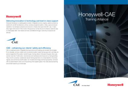Honeywell-CAE Training Alliance