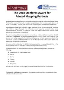D06612_Stanfords - The Stanfords Award for Printed Mapping Products