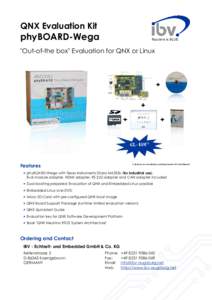 Product Sheet - QNX Evaluation Kit phyBOARD-Wega _PDF_