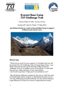 Microsoft Word - Everest Base Camp 737 Challenge Trek Itinerary FINAL amended2.pdf