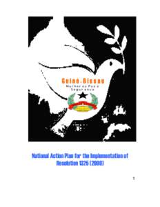 Guiné-Bissau  National Action Plan for the Implementation of Resolution[removed]