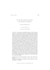 1301  Documenta Math. On the Multi-Koszul Property for Connected Algebras