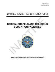 UFC[removed]02N Design: Chapels and Religious Education Facilities