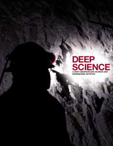 DEEP SCIENCE A DEEP UNDERGROUND SCIENCE AND ENGINEERING INITIATIVE  DEEP