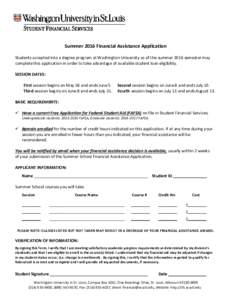 Microsoft Word - OPS - Summer School Financial Assistance Application FY17 (SU16).doc