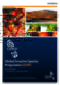 www.gisp.org  Global Invasive Species Programme (GISP) Annual Report (1 January 2009 – 31 December 2009)