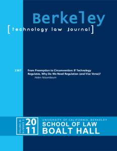 technology Iaw  VOLUME 26 NUMBER[removed]