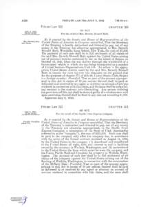 A126  PRIVATE LAW[removed]J U L Y 3, 1952 Private Law 782 July 3, 1952