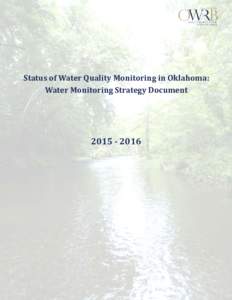 Oklahoma Water Quality Monitoring Strategy