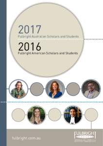 2017  Fulbright Australian Scholars and Students 2016