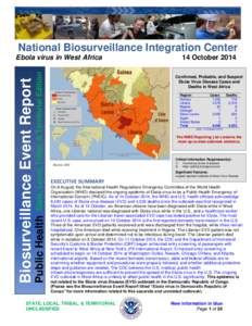 National Biosurveillance Integration Center State, Local, Tribal, & Territorial Edition Public Health  Biosurveillance Event Report