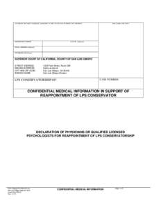 PR 010 LPS Conservatorship Doctor declaration