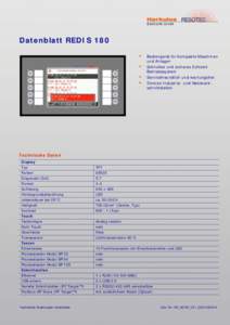 Datenblatt REDIS 180 • • • •