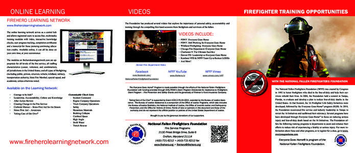 ONLINE LEARNING  VIDEOS Firehero Learning Network www.fireherolearningnetwork.com