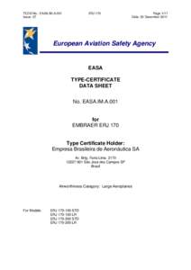TCDS No.: EASA.IM.A.001 Issue: 07