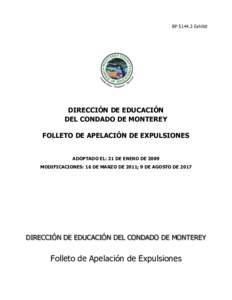 Microsoft Word - BP 5144.3E Expulsion Appeal Handbook Spanishsp.docx