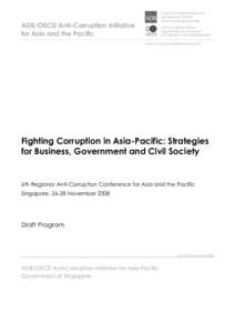 Capacity Development and Governance Division Asian Development Bank ADB/OECD Anti-Corruption Initiative for Asia and the Pacific