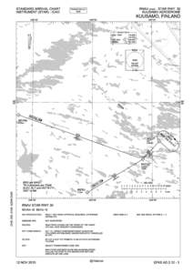 STANDARD ARRIVAL CHART INSTRUMENT (STAR) - ICAO RNAV (GNSS) STAR RWY 30 KUUSAMO AERODROME