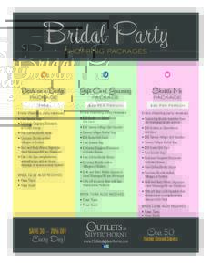 Bridal Party SHOPPING PACKAGES Bride on a Budget  Gift Card Giveaway
