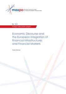 Nomaxpo discussion paper Economic Discourse and the European Integration of