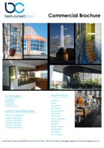 Commercial Brochure  curved glass applications