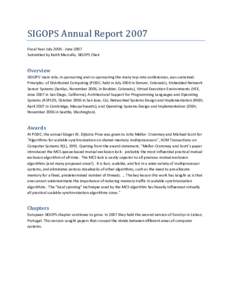 Microsoft Word - SIGOPS Annual Report 2007.docx