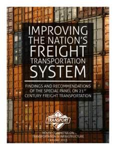 IMPROVING THE NATION’S FREIGHT TRANSPORTATION
