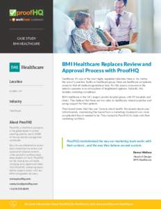 BMI Healthcare Case Study