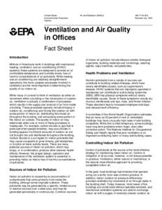 Ventilation and Air Quality in Offices