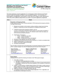 Microsoft Word - Emergency Works Infrastructure Requirements for Proponents.doc