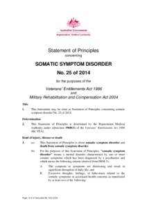 Microsoft Word - SoP[removed]of[removed]BoP[removed]somatic symptom disorder - 26 March 2014.DOC