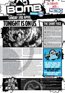 EPISODE ONE:  SUNDAY 3RD APRIL TONIGHT IS ON US