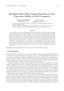 Genome Informatics 11: 33–Intelligent DNA Chips: Logical Operation of Gene Expression Profiles on DNA Computers